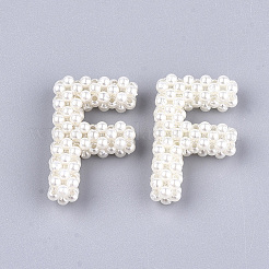 Handgefertigte ABS-Kunststoff-Perlen in Perle FIND-T039-18-F