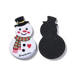 Bedruckte Acryl-Cabochons im weihnachtlichen Stil MACR-O045-01I