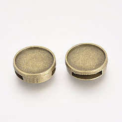 Tibetanische Artlegierung Diacharme Cabochon Fassungen X-PALLOY-Q341-04AB-FF