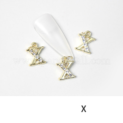 Legierung Strass-Cabochons MRMJ-T056-93G-X