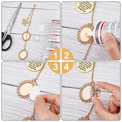 DIY Zinklegierung Graduierung Saison Hut Krempe Foto Anhänger Dekorationen DIY-SC0020-66