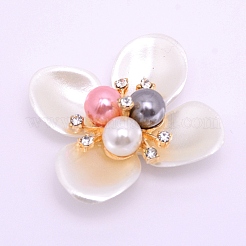 Abs Nachahmung Perle Cabochons Zubehör FIND-TAC0001-14A