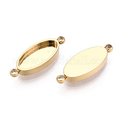 Cabochon-Fassungen für Verbindungsstücke aus Edelstahl 304 STAS-N115-34G