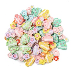 Undurchsichtige Decoden-Cabochons aus Harz CRES-R200-05
