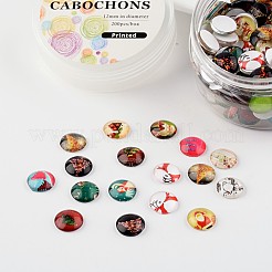 Glas cabochons GGLA-JP0002-11