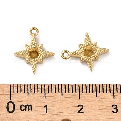 304 Edelstahl Anhänger Strass Fassungen STAS-Q252-16G