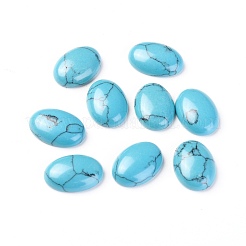 Synthetik Türkiscabochons TURQ-L031-037C