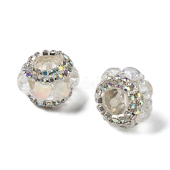 Acryl-Strass-Rondellperlen OACR-S048-02J