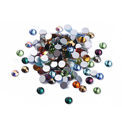 Glas flach zurück Strass Cabochons RGLA-S002-12SS-M