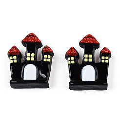 Halloween-Cabochons aus undurchsichtigem Harz RESI-T055-06