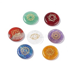 Natürliche gemischte Edelstein-Cabochons G-E588-01
