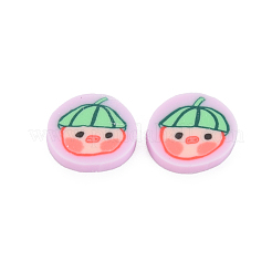 Handgemachter Ton-Cabochon CLAY-N006-130