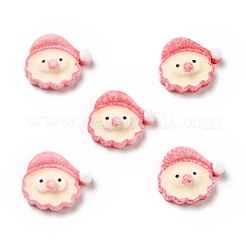 Weihnachtliche Cabochons aus undurchsichtigem Harz RESI-G042-C02