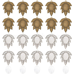 Gomakerer DIY Blanko-Blatt-Anhänger-Herstellungsset DIY-GO0001-74