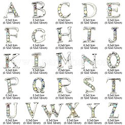 26 Buchstabe Legierung Cabochons MRMJ-R129-97D