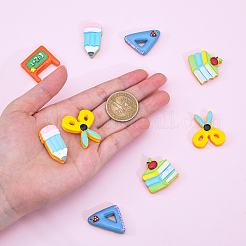 20 stücke 5 stil harzcabochons RESI-CJ0001-154