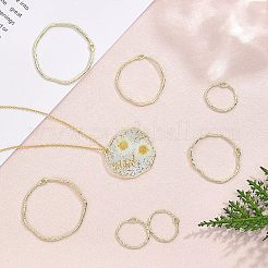 Chgcraft 42pcs 3 Stile Legierung offene Lünette große Anhänger FIND-CA0005-78