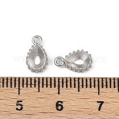 Cabochon-Fassungen für Anhänger aus Edelstahl 304 STAS-G356-05P