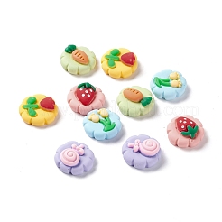 Undurchsichtigen Cabochons RESI-G031-20
