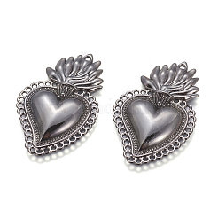 Aluminium Anhänger & Charms PALLOY-O094-01B-B