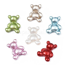 Sprühlackierte Cabochons aus undurchsichtigem Harz CRES-S302-62-B