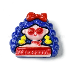 Undurchsichtige Decoden-Cabochons aus Harz RESI-C045-01E