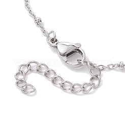 Anlaufbeständige Satellitenketten-Armbandherstellung aus Edelstahl 304 BJEW-JB10587-01
