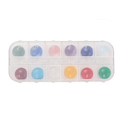 Natürliche & synthetische gemischte Edelstein-Cabochons G-I294-02