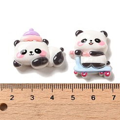Undurchsichtige Decoden-Cabochons aus Harz RESI-E053-07