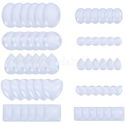 Transparente Glas Cabochons GGLA-PH0004-02