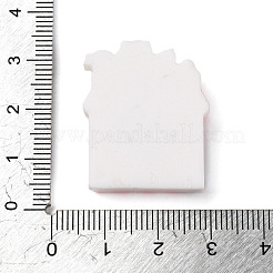 Eiswagen undurchsichtiges Harzgeschäft Decoden Cabochons CRES-Z008-02A