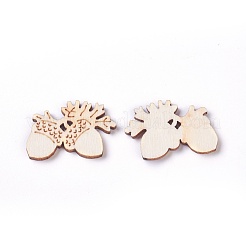 Waldthema hölzerne Cabochons WOOD-I003-04