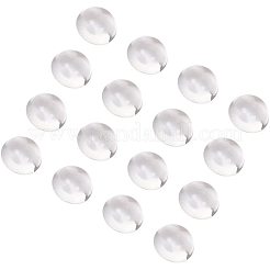 Transparente Glas Cabochons GGLA-PH0002-02B