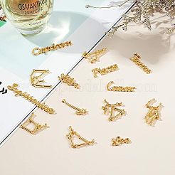 Vergoldete Legierung Cabochons PALLOY-OC0001-62G