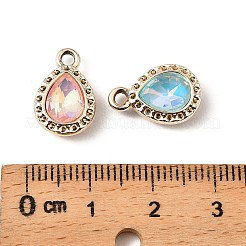 UV-Beschichtung Legierung Anhänger Strass-Einstellungen FIND-A054-04G