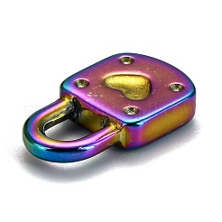 Ionenplattierung (IP) 304 Edelstahl Anhänger Strass-Einstellungen STAS-G214-08MC