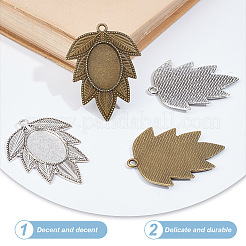 Gomakerer DIY Blanko-Blatt-Anhänger-Herstellungsset DIY-GO0001-74