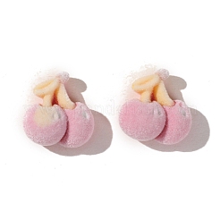 Beflockte Harz-Cabochons PW-WG84653-05