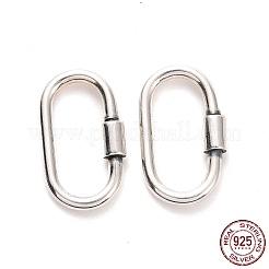 925 Verschlusskarabiner aus Sterlingsilber STER-D036-14AS