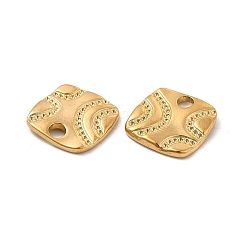 Ionenbeschichtung (IP) 304 Edelstahl Anhänger Strass-Einstellungen STAS-B032-30G