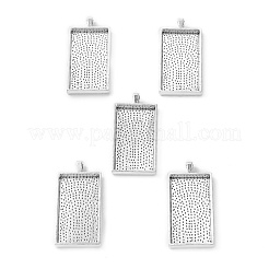 Aluminium-Anhänger Fassungen für Cabochons PALLOY-2418-AS-FF