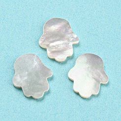 Natürliche Muschel-Cabochons SHEL-D079-07
