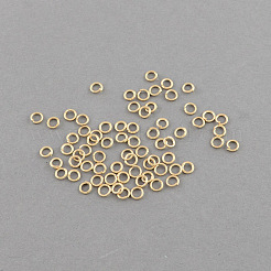 Offene Sprungringe Eisen Sprungringe IFIN-R189-4x0.7mm-G