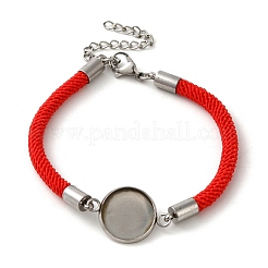 Herstellung von Milano-Kordeln und Armbändern aus Edelstahl 304 MAK-H004-02F-P02