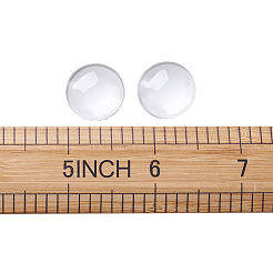Transparente Glas Cabochons GGLA-CD0001-01