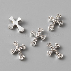 Legierung Strass-Cabochons MRMJ-WH0079-50S