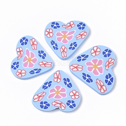 Handgemachter Ton-Cabochon X-CLAY-S092-53B