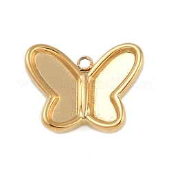 Ionenbeschichtung (IP) 304 Edelstahl Rack Beschichtung Anhänger Cabochon-Einstellungen STAS-U019-41G
