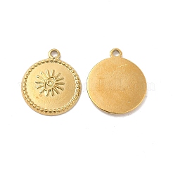 Ionenbeschichtung (IP) 304 Edelstahl Anhänger Strass-Einstellungen STAS-B032-09G