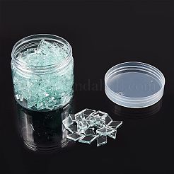 Transparente Glas Cabochons GLAA-FG0001-02
